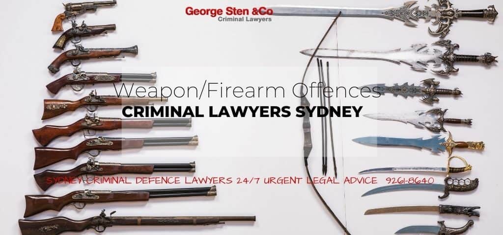 Firearms-Weapons Offences Lawyers Sydney