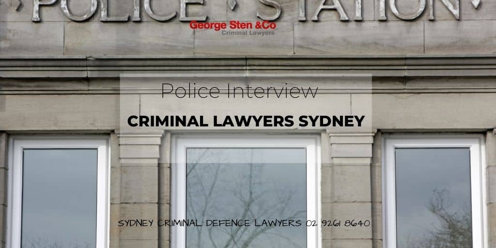 Police Interviews - Criminal Law Charges