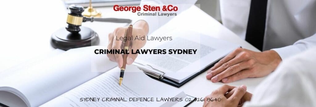 Legal Aid Lawyers Sydney - Criminal Lawyers George Sten