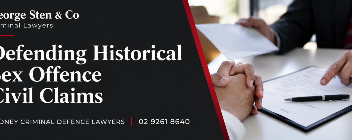 Defending Historical Sex Offence Civil Claims with George Sten & Co Criminal Lawyers