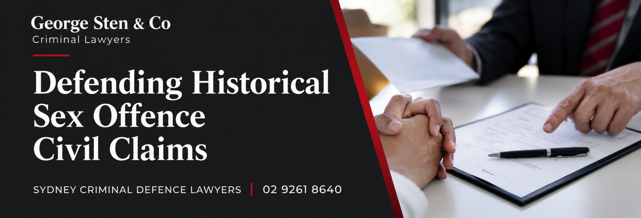 Defending Historical Sex Offence Civil Claims with George Sten & Co Criminal Lawyers